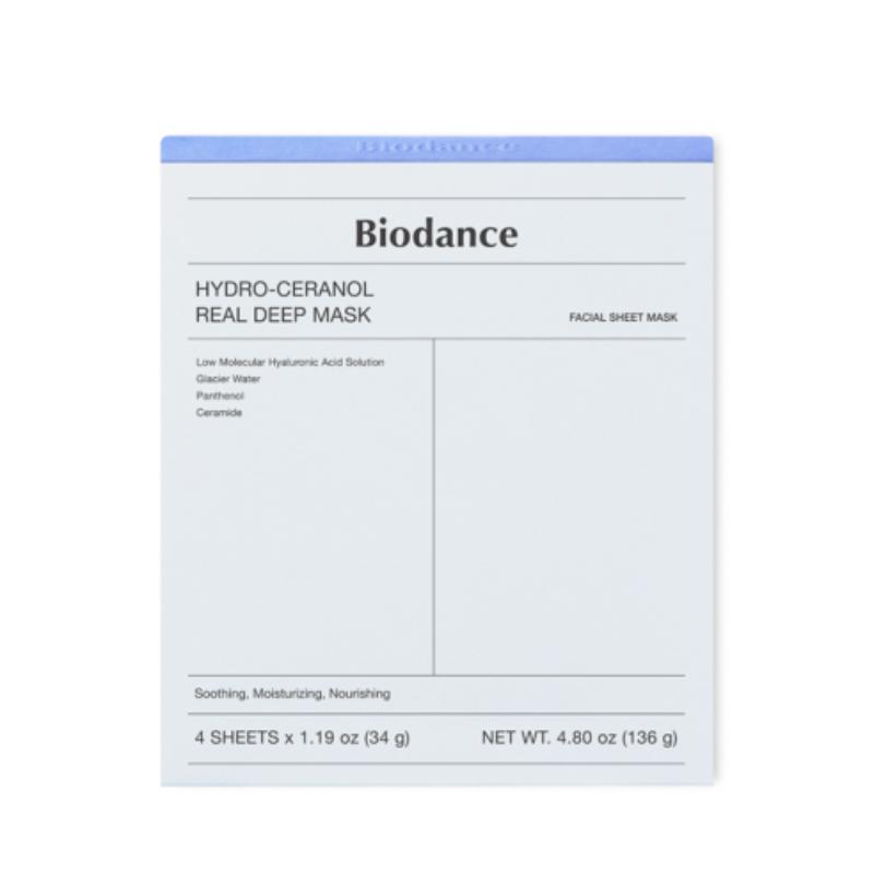 Biodance Hydro Cera nol Real Deep Mask 34g* 4 EA