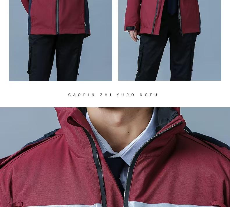 Health Emergency Cotton-Padded Windbreaker Suit for Hospital First Aid Rescue