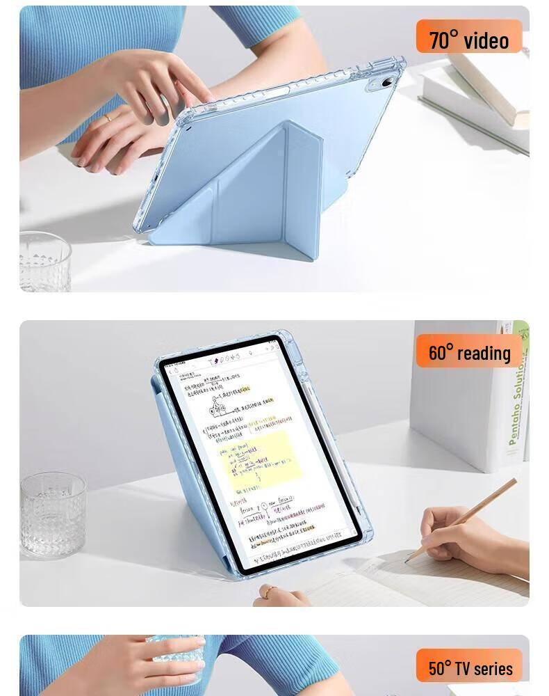 Protective Acrylic Case with Pen Slot for Huawei MatePad 11.5s Tablet - Anti-Bend 11" Shell