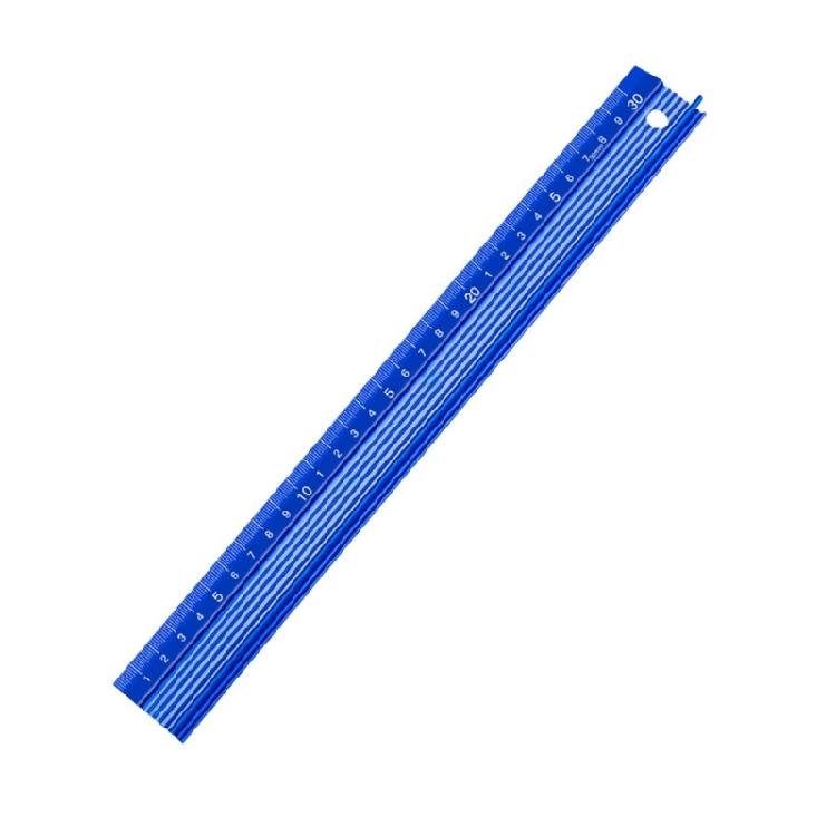 Protective Ruler Straight Aluminum-Alloy Measuring Non-slip DIY Woodworking Tool