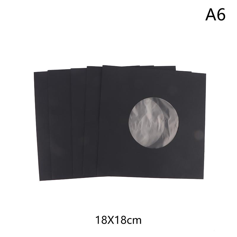 5Pcs 7/10/12Inch Vinyl Record Sleeves With Po Inner Bag Album Protective Covers Anti-Static Kraft Paper Record Jackets Bags