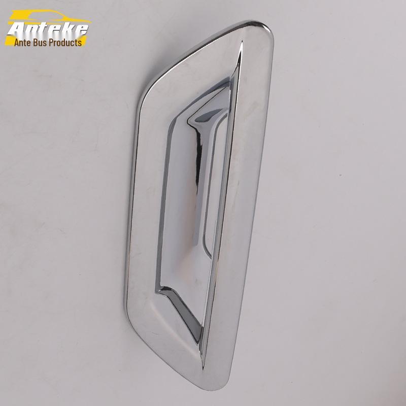 15 Edge Tailgate Door Bowl Decorative Frame - Electroplated Trunk Door Bowl Bright Patch Car Accessory