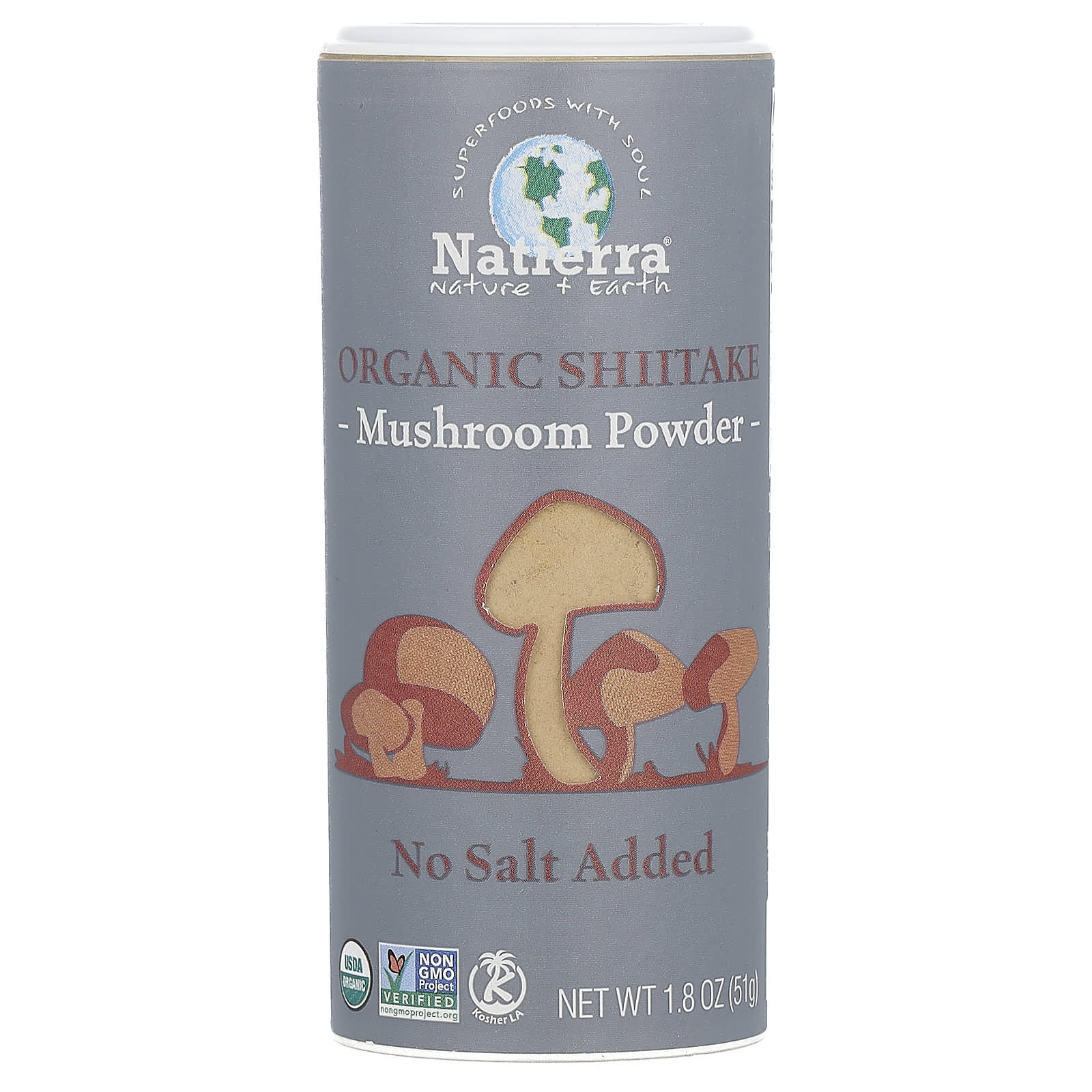 

Organic Shiitake Mushroom Powder Shaker, 51G(1.8Oz)