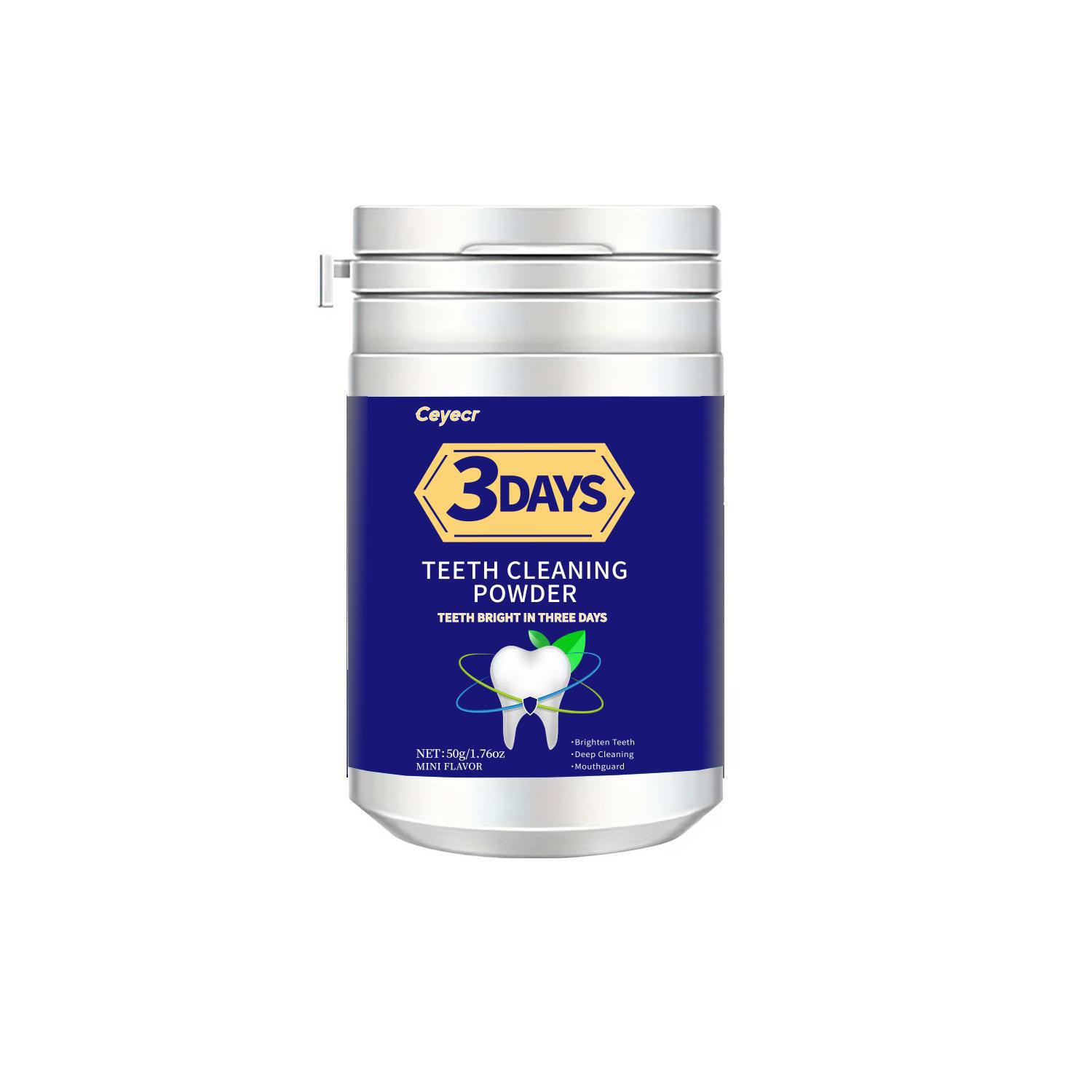 

Фиолетовый отбеливающий порошок для зубов — 3-дневное средство для удаления пятен и свежей улыбки 50ml