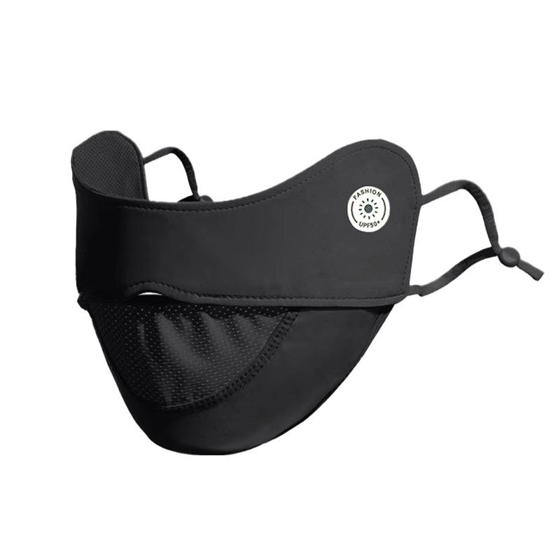 Cycling Ice Silk Face Mask Anti-UV Sun Protection Summer Unisex Adjustable Breathable Bandana Hunting Running Sport Mask Scarf