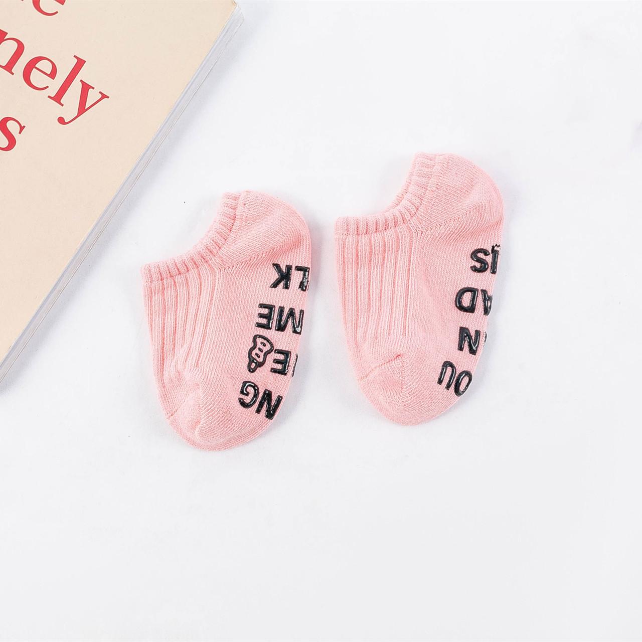 

Милые детские носки-тапочки, дышащие хлопковые резиновые противоскользящие носки до щиколотки для мальчиков и девочек, носки для новорожденных и малышей, детские носки для детей 0-7 лет S