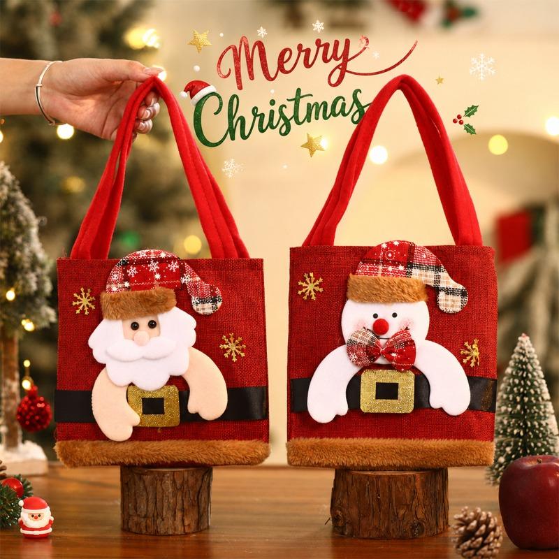 Christmas gift bags, Santa Elk candy bags, gift bags, Christmas Eve apple bags, Christmas decorations