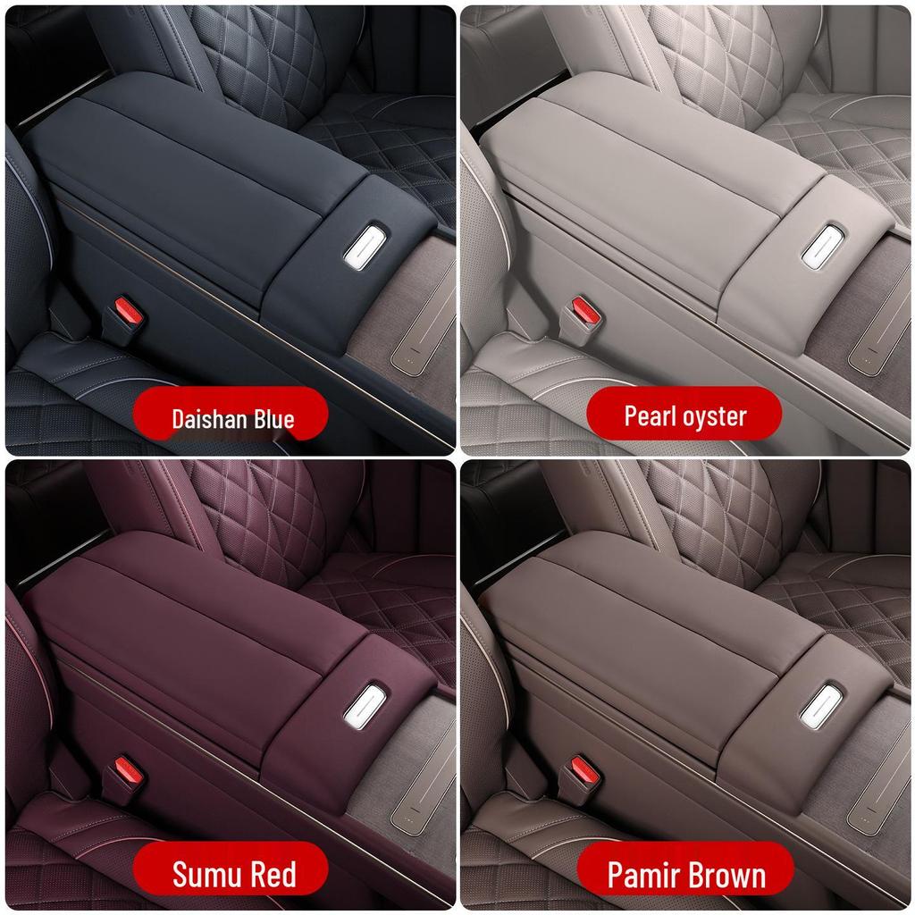 NIO ES8 Armrest Box Protective Cover for 26 Models - Heightening Pad & Decorative Panel.