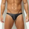 Men's Spring and Summer Solid Color U Convex Large Bag Breathable Low-waisted Briefs