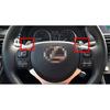 "Forged Carbon" Style Larger Steering Wheel Paddle Shift For Lexus IS RC NX CT