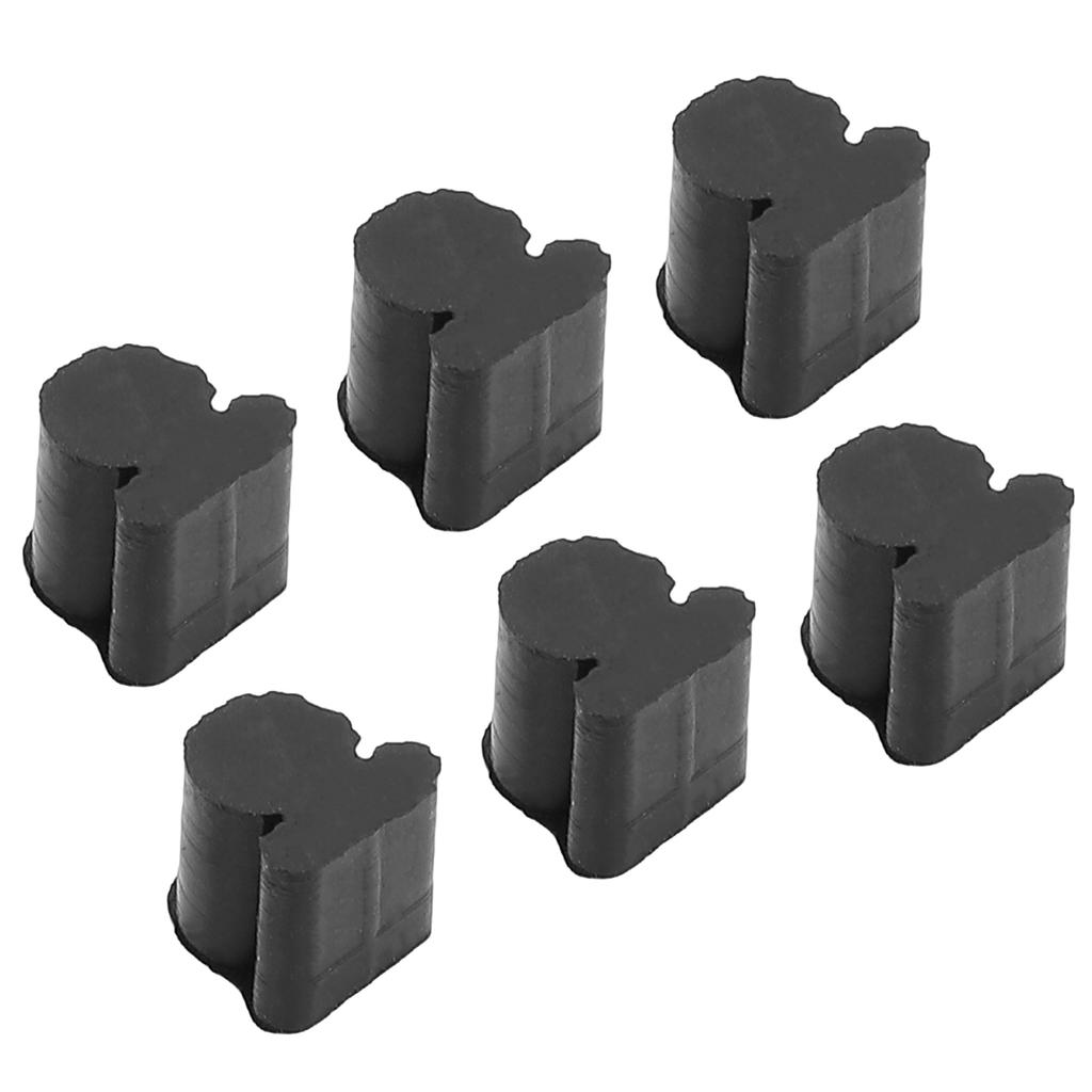 7Pcs Horn Piston Rubber Pad Noise Resistant Rotary Valve for Euphonic Tuba with Pile Small