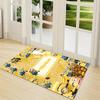 Minion Yellow Adventure Carpet Rug Soft Washable Antislip Home Living Room Sofa Mats Personalized Christmas Rug