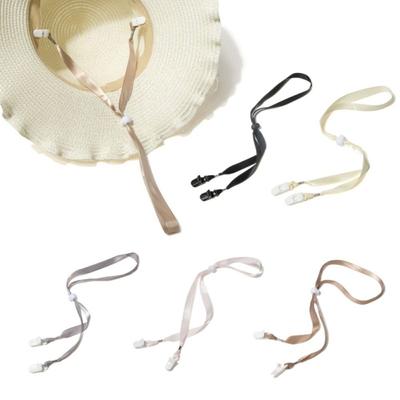 Adjustable Hat Windproof Rope Anti-Lost Hat Chin Cord Portable Hat Retainer  Hat