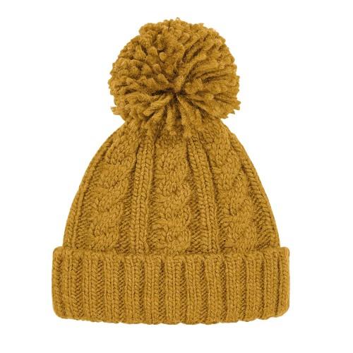 Unsiex Adults Cable Knit Melange Beanie
