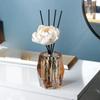 Crystal Lotion Bottle Hand Sanitizer and Shower Gel Press Pack Empty Bottles Hotel Bathroom Accessories Tray Toilet Set