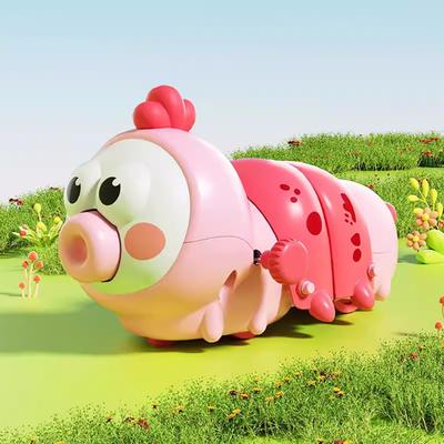 Yousheng Kids Wind-Up Caterpillar Toy Cute Mechanical Crawling Caterpillar Safe Non-Toxic Educational Toy Birthday Gift for Infants Toddlers