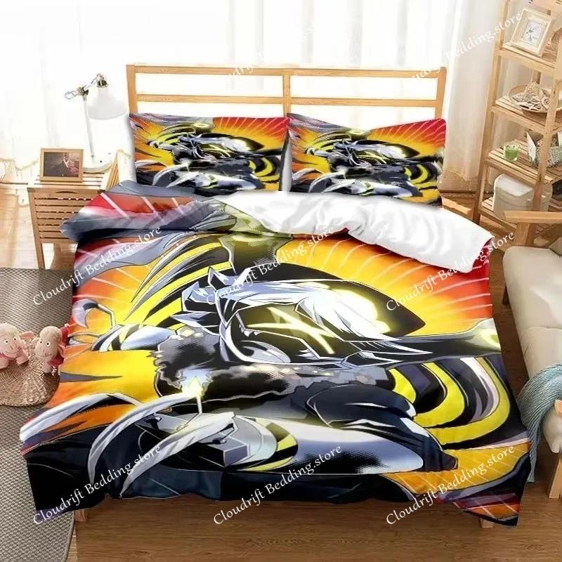 Mummy Girls Anime Bettwäsche-Set Bettbezug Bett-Set Steppdecke Kissenbezug Bettdecke King Queen Größe Jungen Erwachsene Bettwäsche-Set
