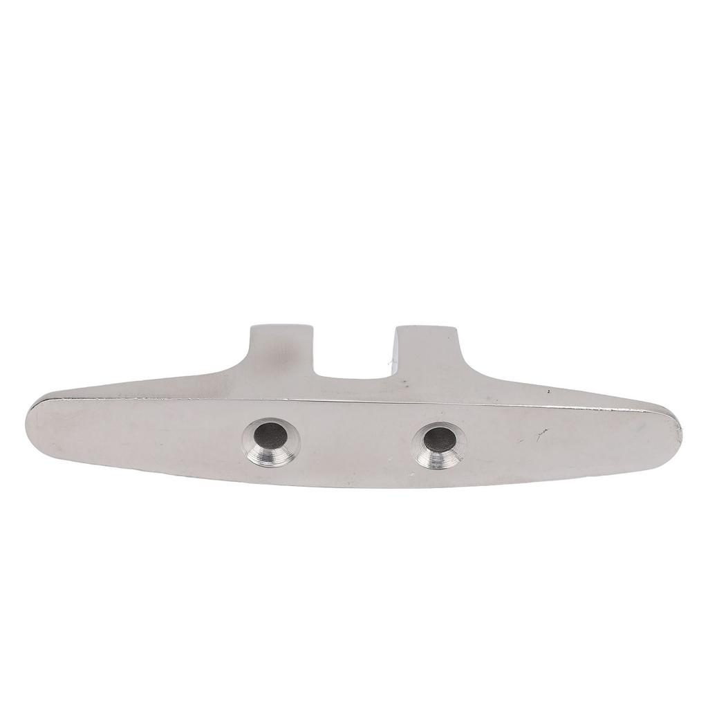 Boat Dock Cleat Stainless Steel Deck Rope Tie Down Anchor Line Cleat Holder for Ship Marine 4.5 inches