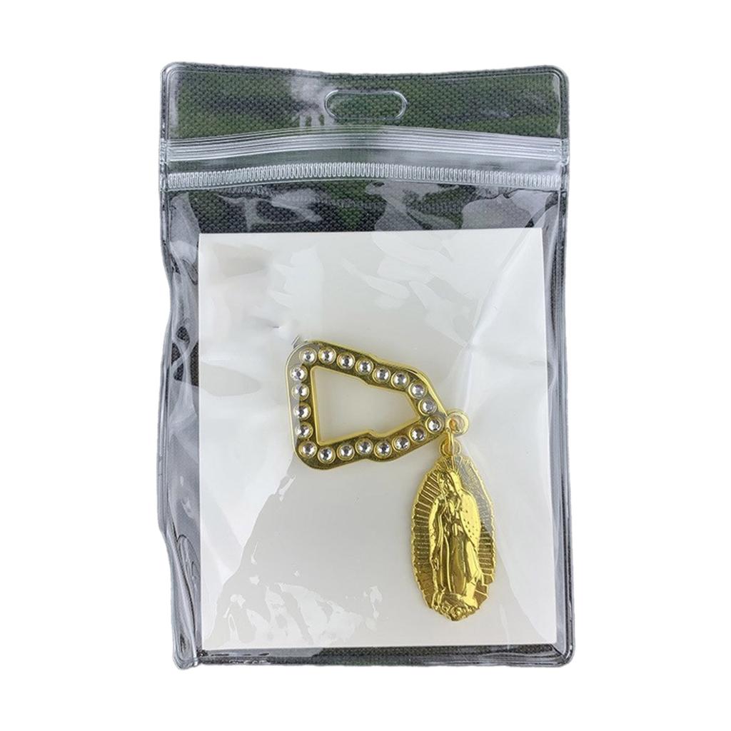 Novelty Alloy Symbol Hat Chain Brooch Eye Catching Hat Chain Badge Adornment Stylish Sacred Headwear for Fashionasts