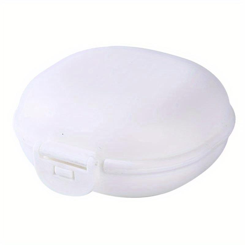 1Pc Waterproof Soap Box with Lid Travel Bathroom Creative Cute Solid Color Draining Portable Holder Camping Equipment