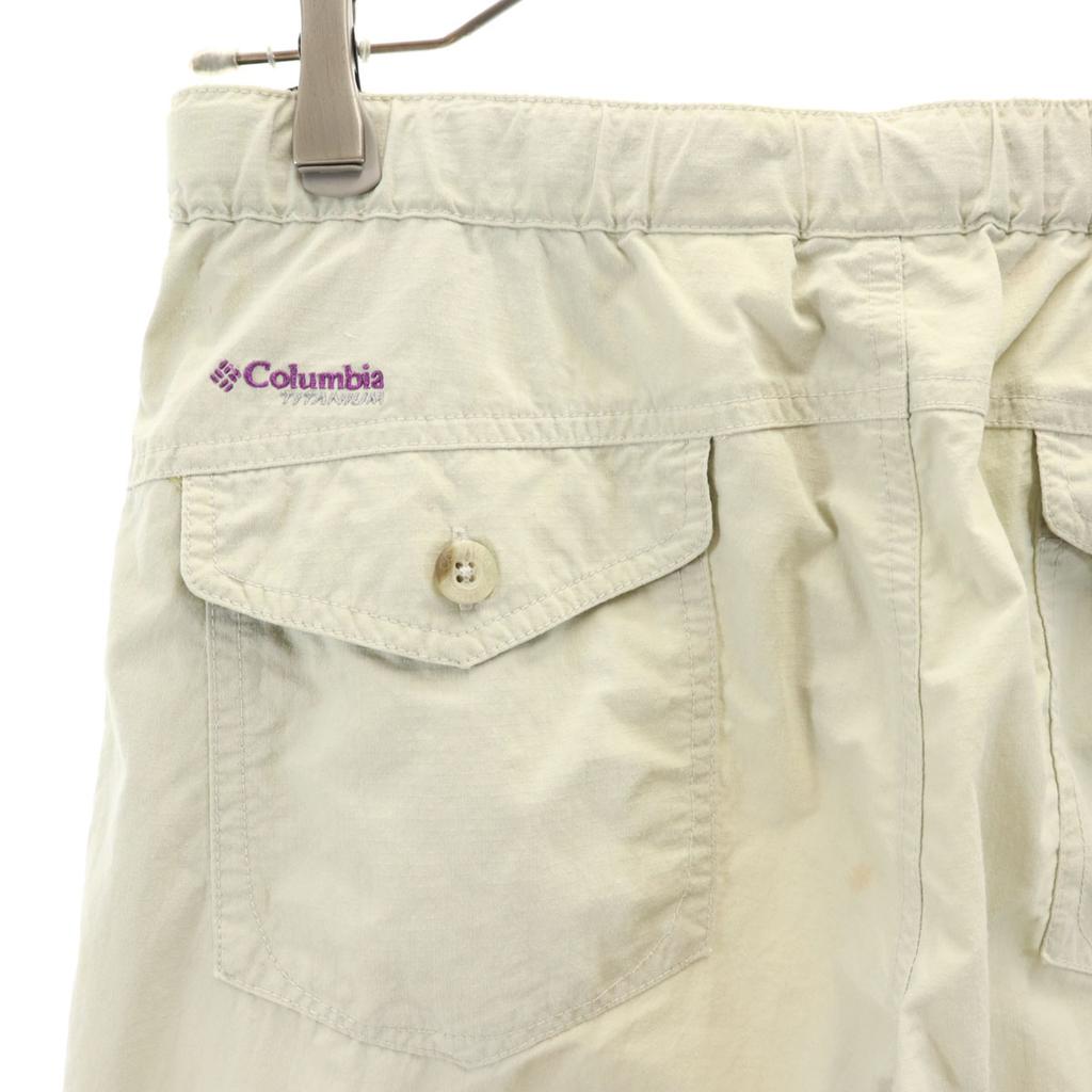 Columbia Outdoors Climbing Cargo Nylon pants L Beige 2WAY Women Used
