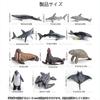 12-Piece Mini Farm Animals & Marine Animal Figure Set - Realistic Animal Models for Farms, Livestock Farms, and Marine Life - Made of PVC Plastic -