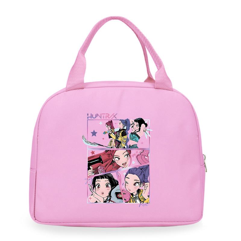 Cartoon Animation Academy Meal Bag Student Thermal Insulation Lunch Box Bag Office Workers Handheld Bento Bag