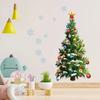 Christmas Tree Wall Stickers Glass Decal Xmas Tree Snowflake Window Sticker Christmas Decoration For Home Wall Ornaments Navidad