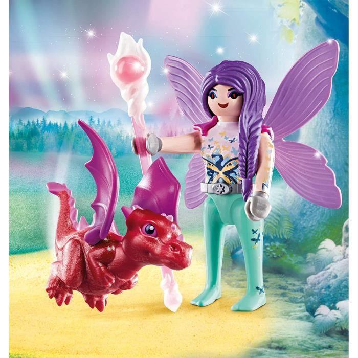 Fée Avec Bébé Dragon