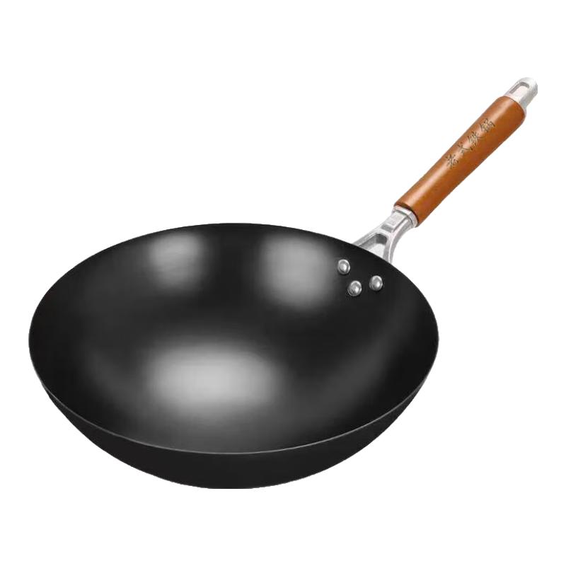 Traditional Handmade Wrought Iron Wok