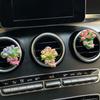 Ins Car Perfume Tulip Flower Aroma Diffuser Car Accessories Diffuser Stone Air Vent Bouquet Gift Creative Gift