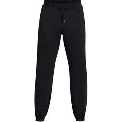 Mid Rise Drawstring Solid Color Casual Pants Men Bottoms Black 1389479-001