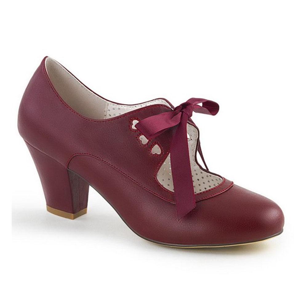 mary jane lace up heels