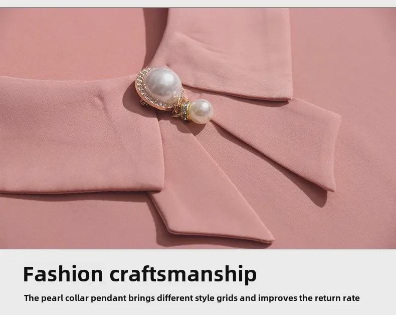 Women's Summer 2023 Stylish Loose-Fit Ruffled Chiffon Short Sleeve Blouse