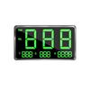 LED Digital Speedometer Car Headup Display GPS Speedometer, LED Digital Speedometer, Screen MPH   Alarm Reminder, Fatigue Driving for Car, Truck, SU