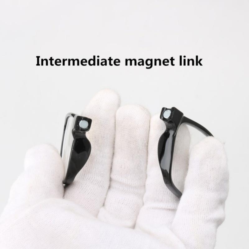 Portable magnetic reading glasses that can be hung around the neck with adjustable lanyard for men and women Anti-blue quality