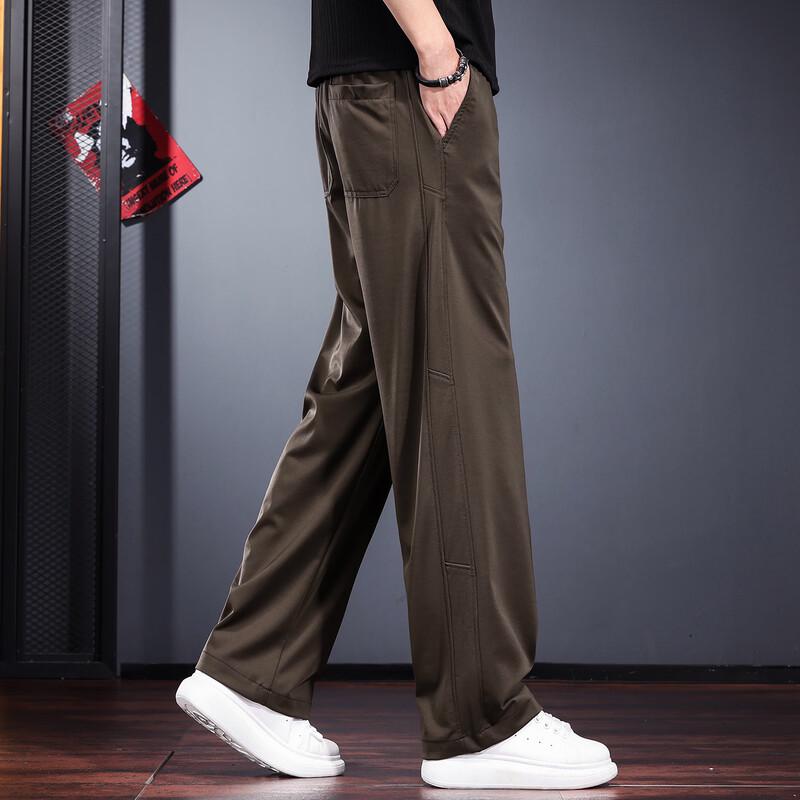 Jieleinuo Men's Ice Silk Sun Protection Quick-Dry Casual Pants