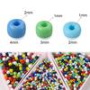 2/3/4 Mm Solid Color Glass Rice Beads Beaded Diy Handmade Necklace Bracelet Beaded Loose Beads Jewelry Accessories Material