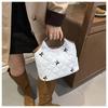 Koreaanse Ruit Herfst/Winter Handtas - High-End Geborduurde Kleine Tote