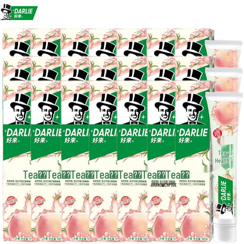 Darlie Tea Power Health White Peach Fluoride Toothpaste - 24-Pack