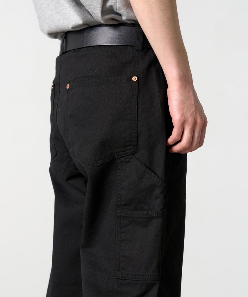 DENMADE Den0622 Work Uniform Carpenter Pants (Black)