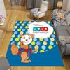 Bobo Home Sofa Decoration for Living Room & Bedroom, Non‑Slip Play Flannel Floor Mat for Game Room