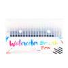 20-Color Watercolor Soft-tip Brush Set