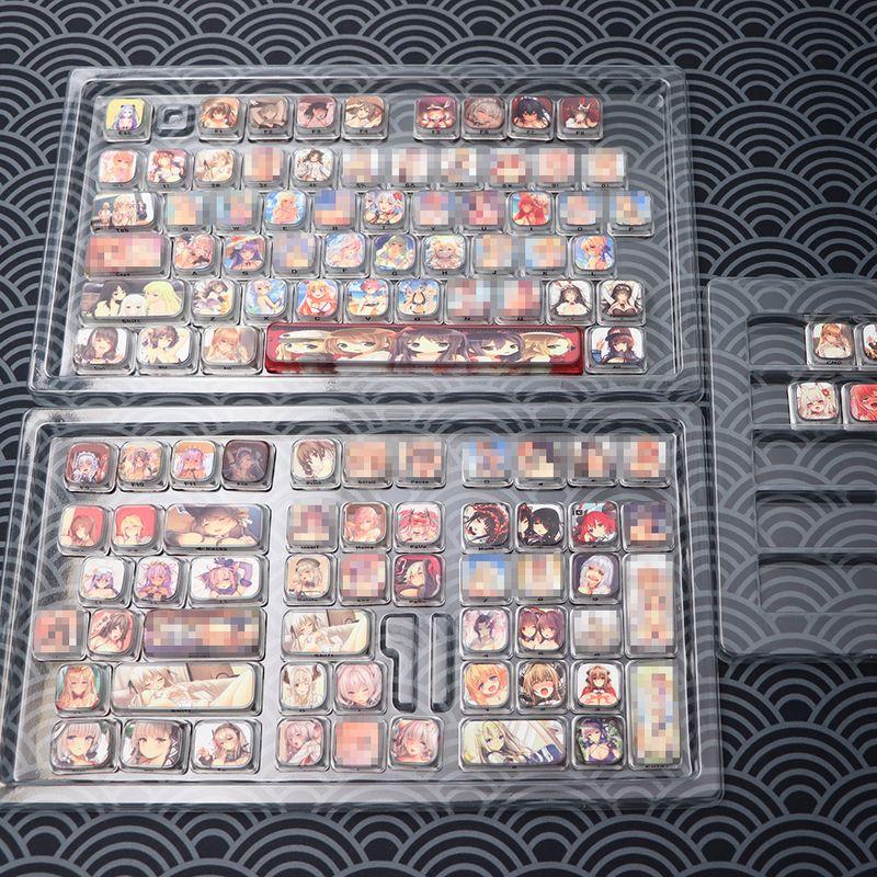 

Прозрачный колпачок клавиши Low Axis Autumn Lily, подходит для стандартного крестообразного переключателя Low Axis, подходит для 68/84/96 nuphy Keychron Side sublimation character 118 key