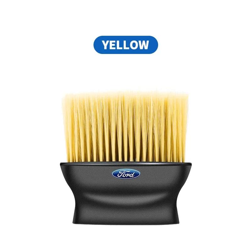 

Car Sticker Hot For Ford New Car Logo Cleaning Brush For Ford Explorer Edgs Fusion Expedition Mustang 2017-2020 Auto Smart Card