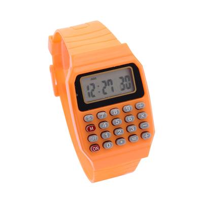 New Electronic Calculator Silicone Date Keyboard Watch Multifunctional Practical Calculator Watch