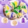 Suzile 12 Pieces Baby Jesus 1.5'' King Cake Figure with Gift Bag Resin Mini Jesus Figurines Bulk for Mardi Gras Party King Cake Toppers Decorations