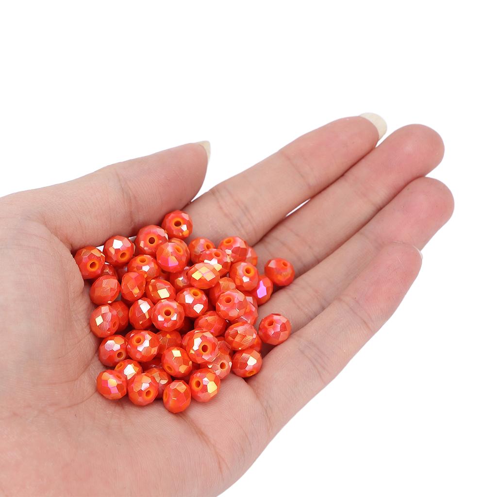 70pcs   Bead Plastic Simple Exquisite Jewelry   Bead for Necklace Bracelet Mobile Phone Lanyard 8mm