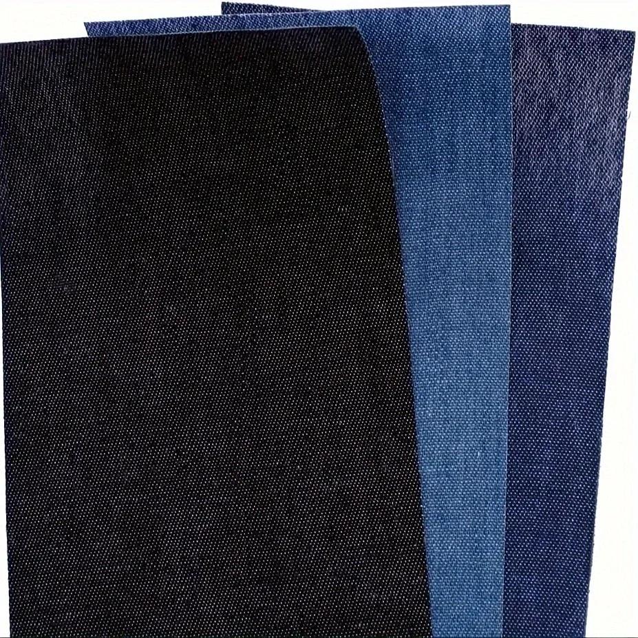 1/5 Rolls of Jean Iron-On Patches 8x50cm Denim Repair Patches Clothing Self-Adhesive DIY Sew-On/Iron-On Cloth for Jackets Jeans
