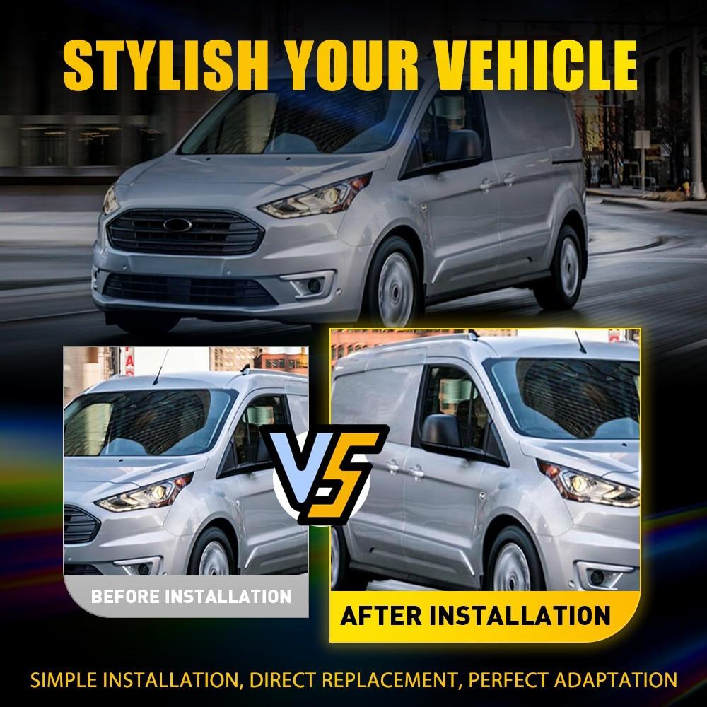 2x Clear Side Fender Marker Repeater Light for Ford Transit Connect 9T1Z13K376A
